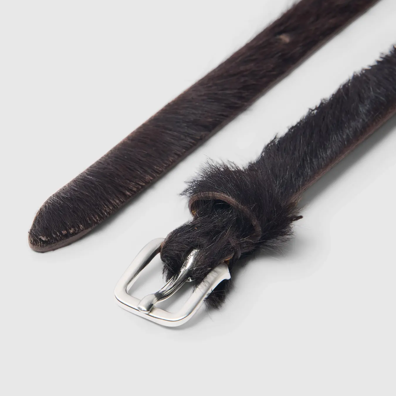 Selected Caroline Slim Cow Belt, Delicioso