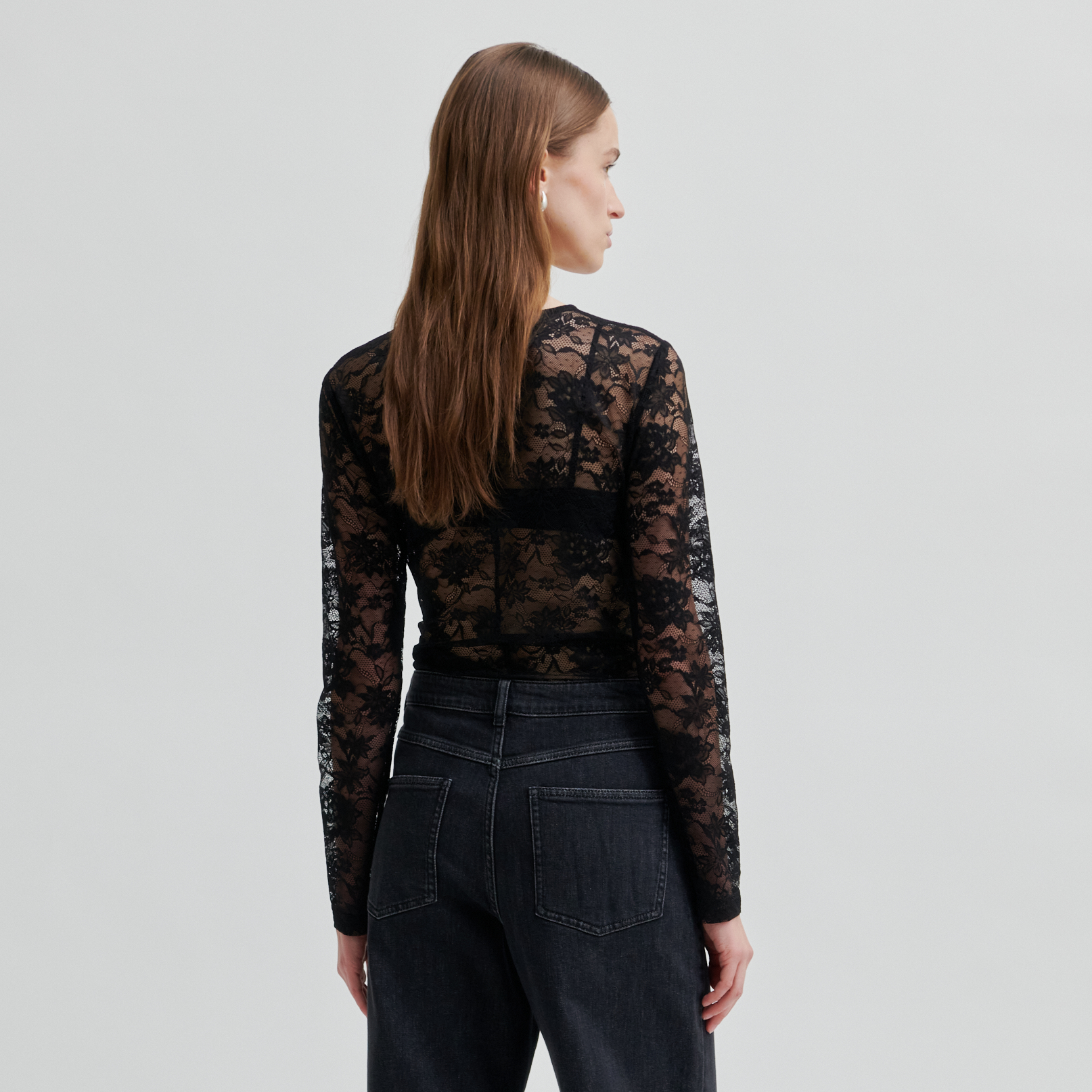 Second Female Social Tee, Black