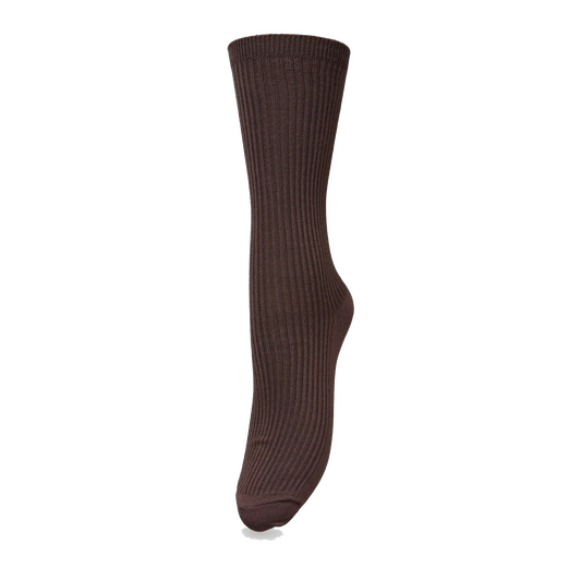 Beck Söndergaard Telma Solid Sock, Hot Fudge Brown