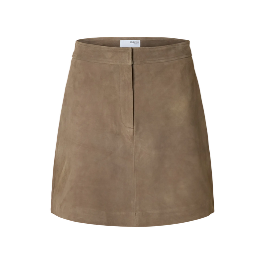 Selected Kaya Suede Skirt, Fungi