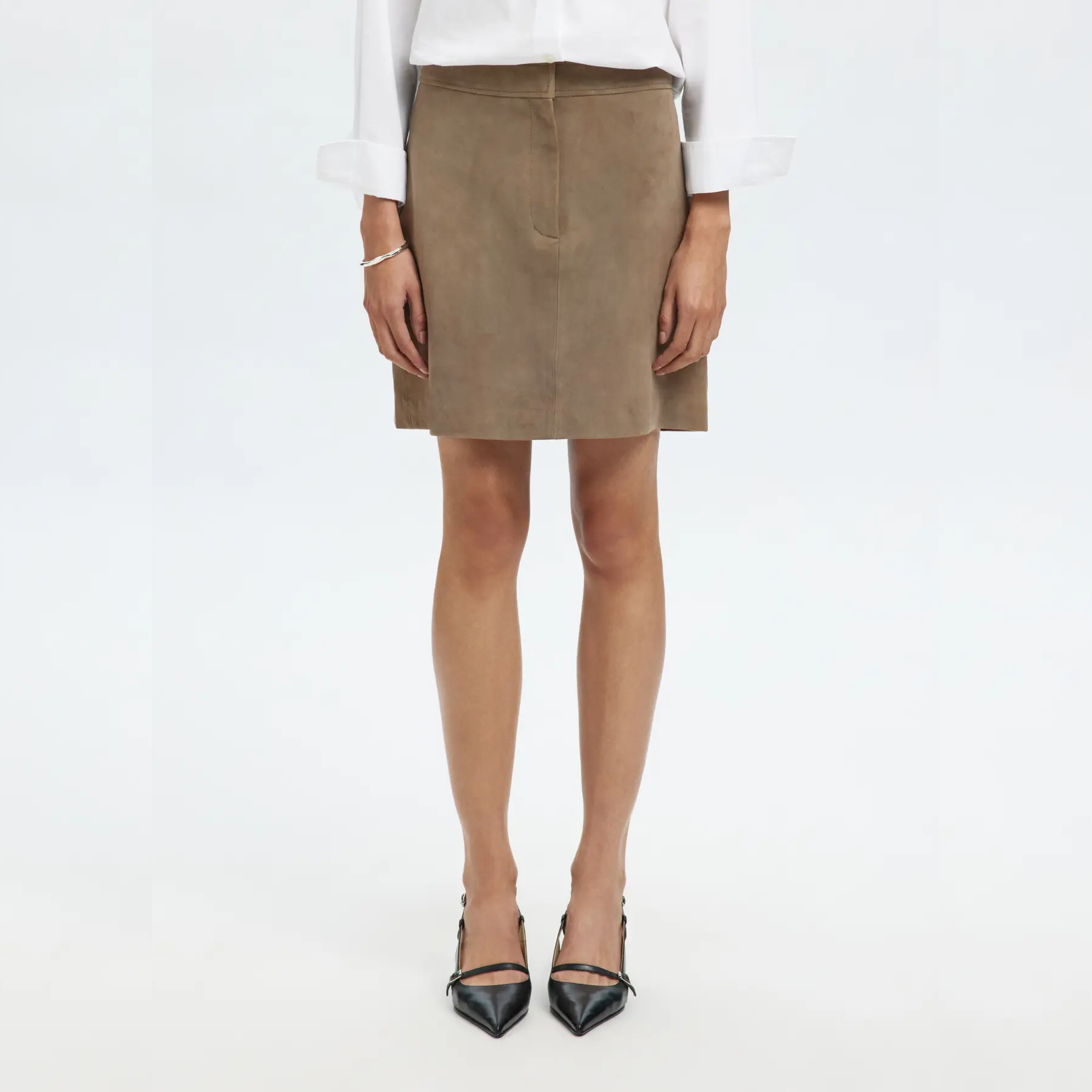 Selected Kaya Suede Skirt, Fungi