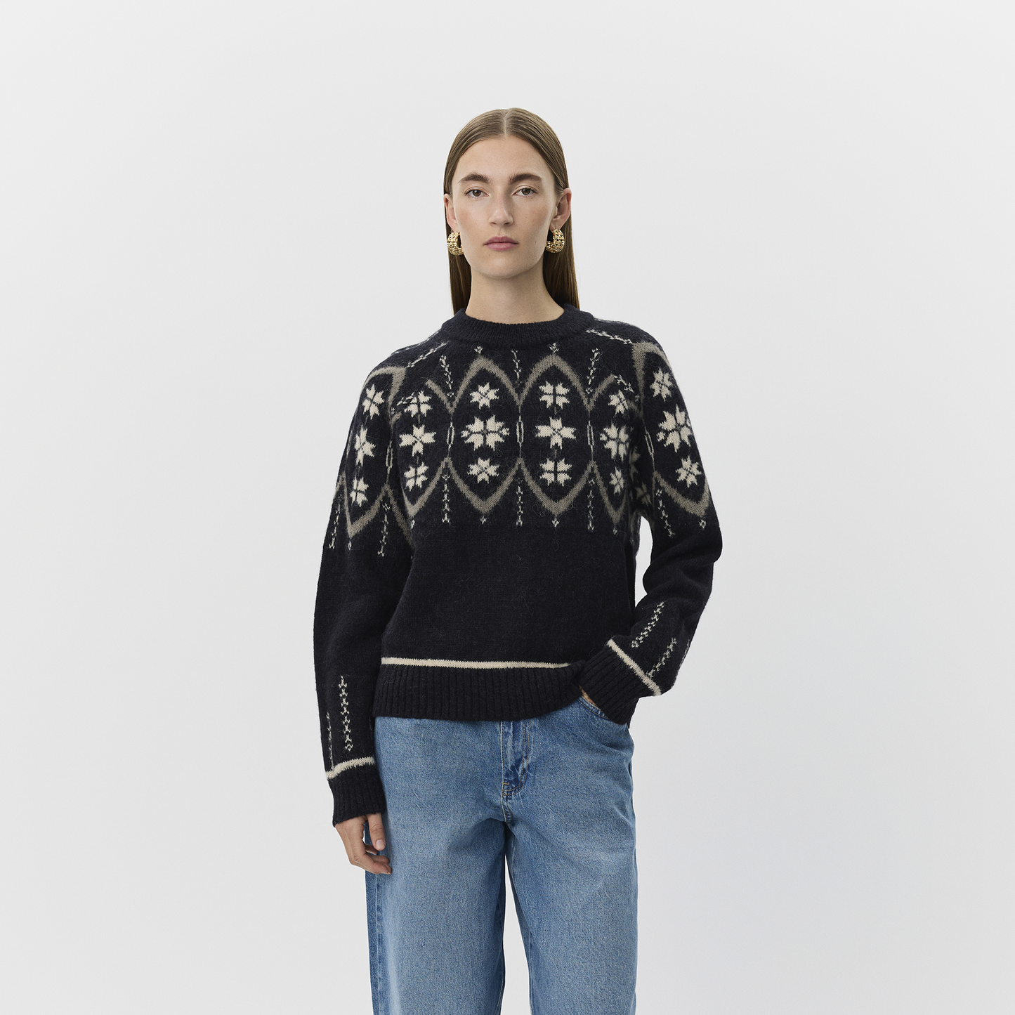 Sofie Schnoor Aina Sweater, Black mix