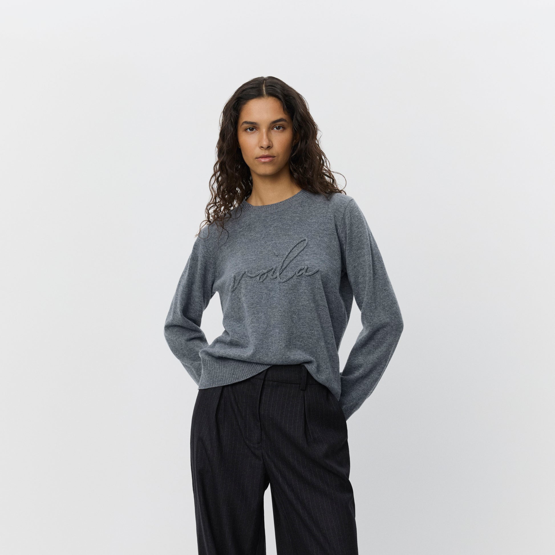 Sofie Schnoor Minni Sweather, Grey Melange