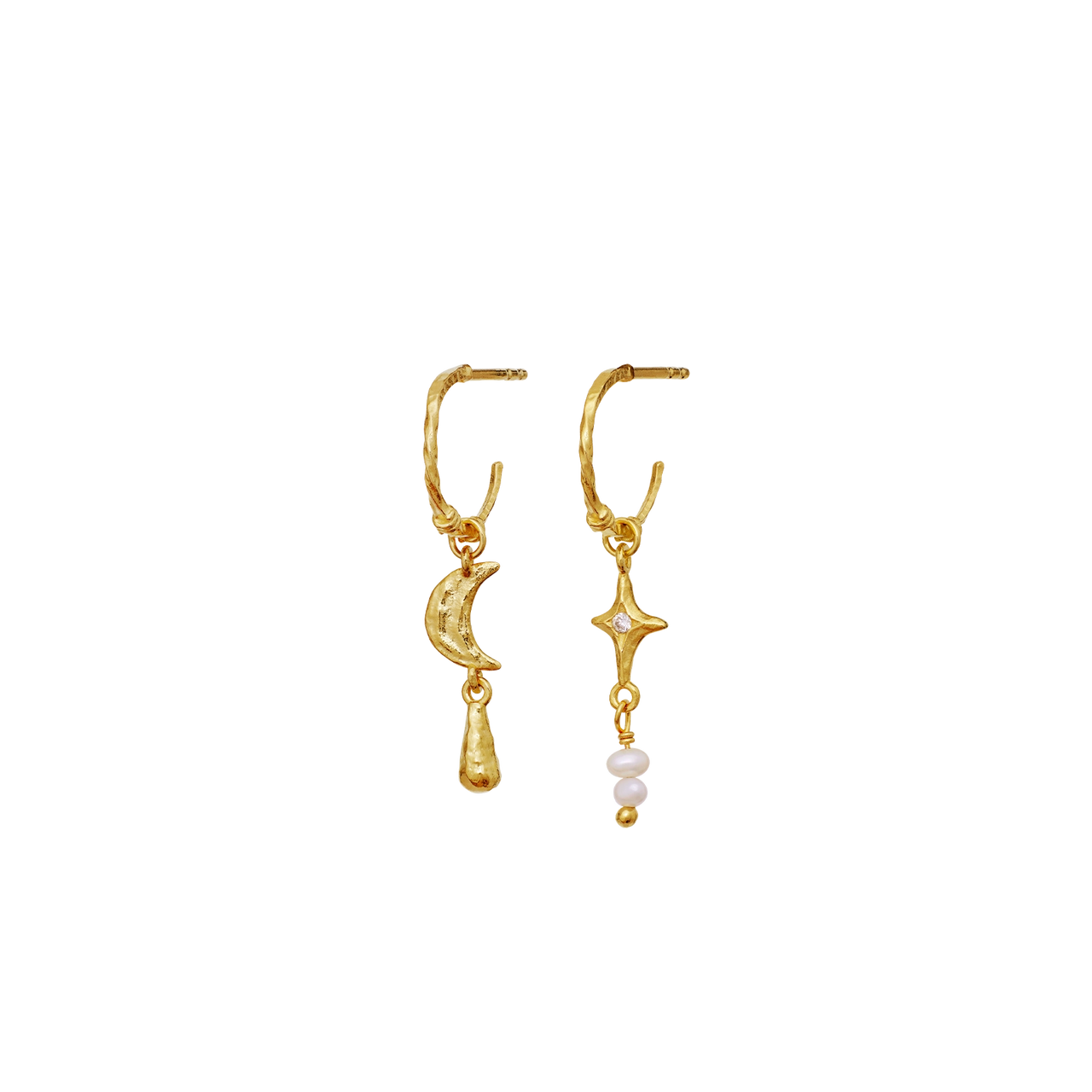 Maanesten 10022A Tamina Earrings, Forgyldt