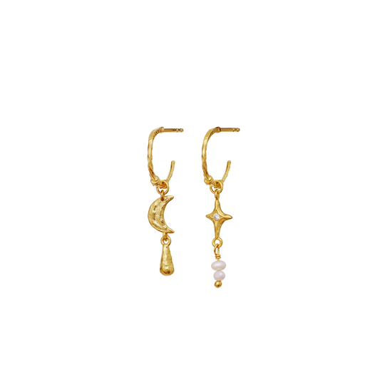 Maanesten 10022A Tamina Earrings, Forgyldt