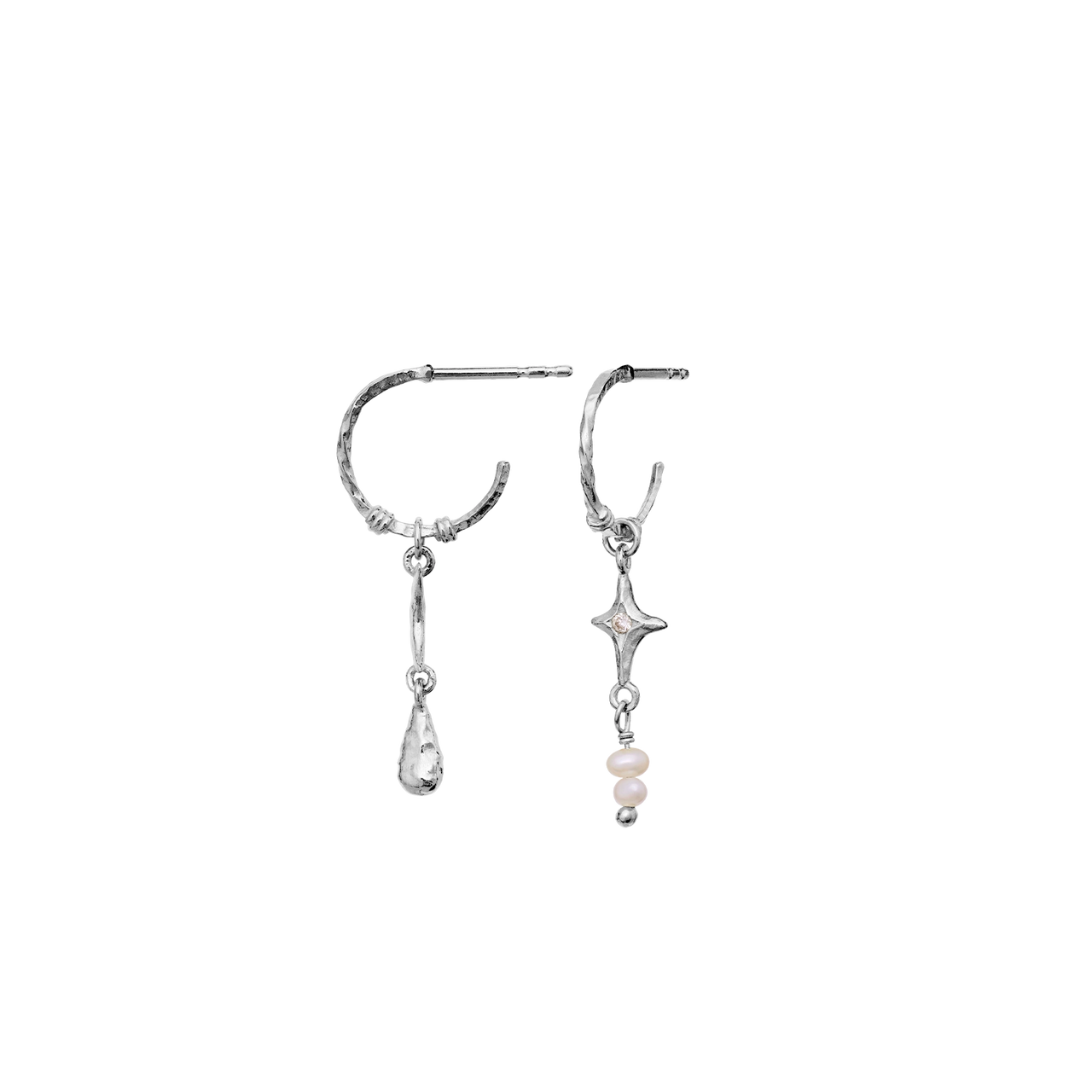 Maanesten 10022C Tamina Earrings, Sølv