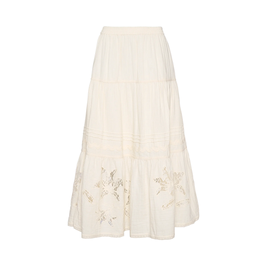 Tarsila Organic Cotton Skirt, Off White