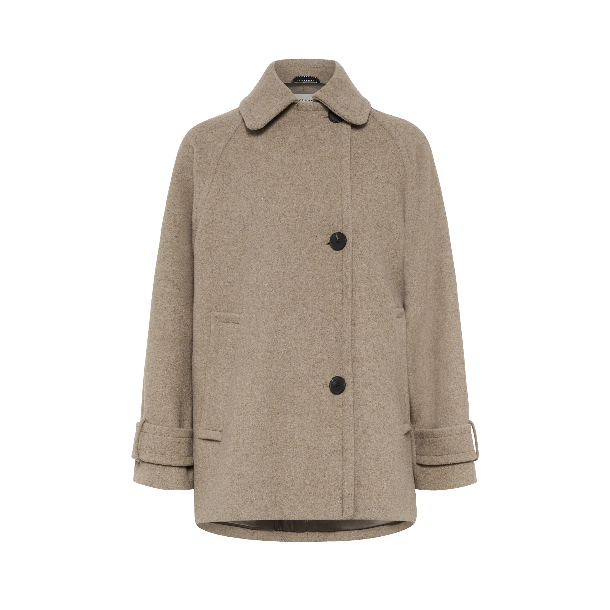 Inwear Thora Minora Coat, Sandy Grey Melange