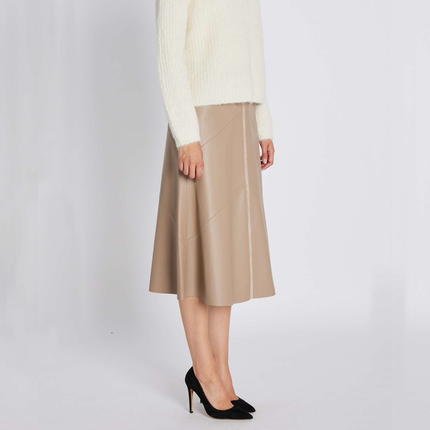 Bruuns Bazaar VeganiBBEleen nederdel, Silver Mink