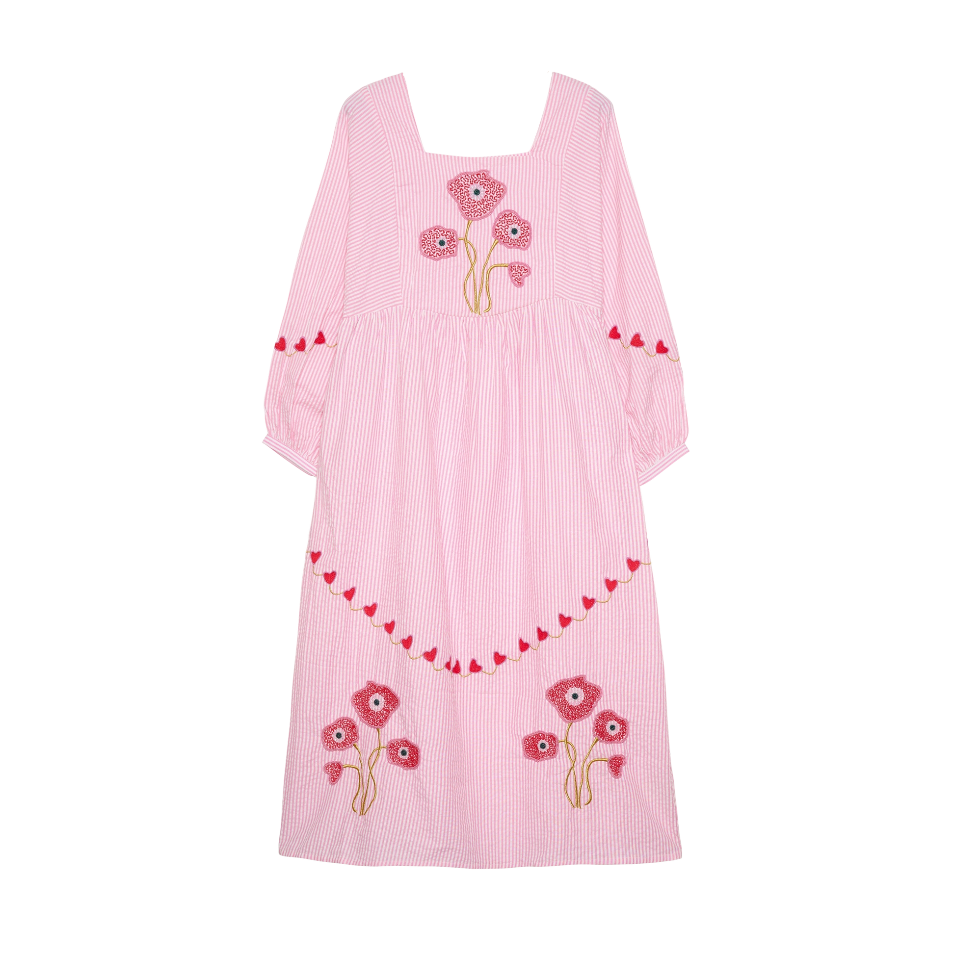 Sissel Edelbo Wenke Dress, Pink Stripes