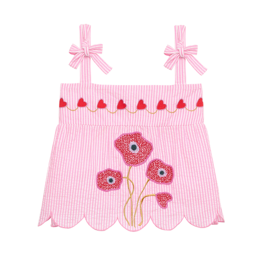 Sissel Edelbo Wenke Top, Pink Stripes