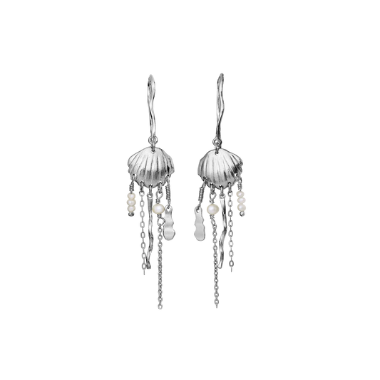 Maanesten 9901C Zale Earrings, Silver