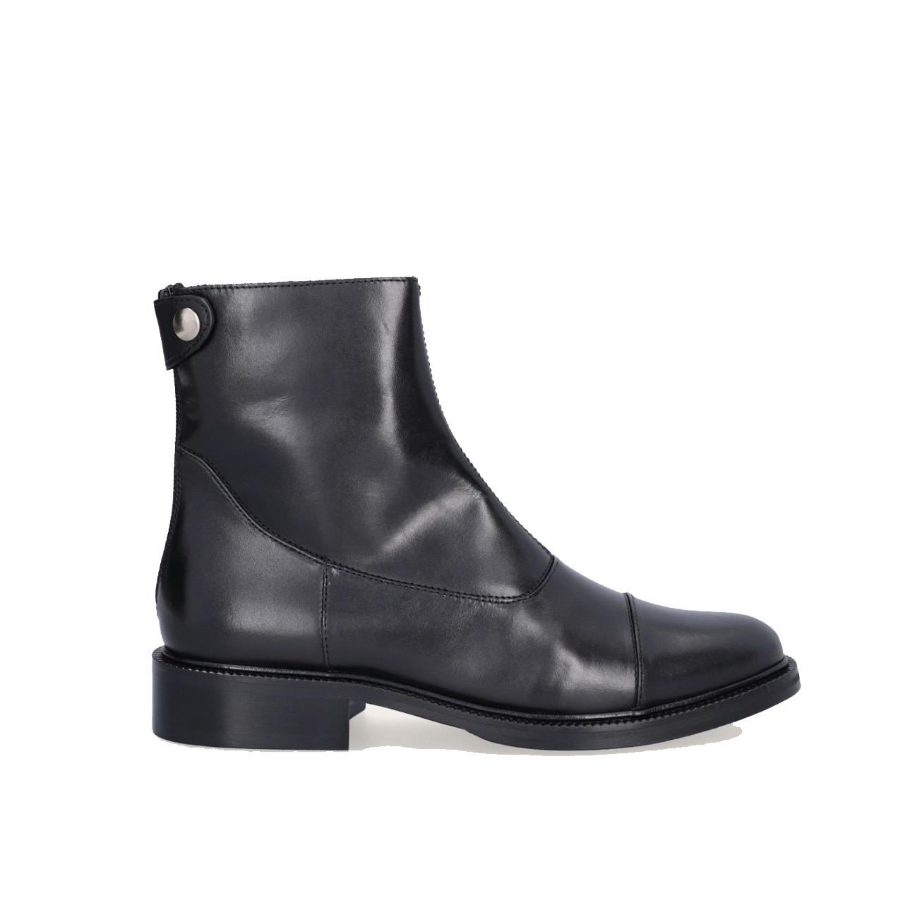 Billi Bi A7090 Støvle i sort skind, Black