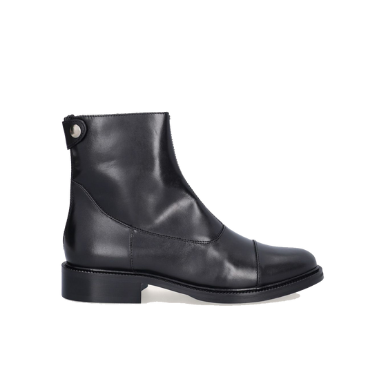 Billi Bi A7090 Støvle i sort skind, Black