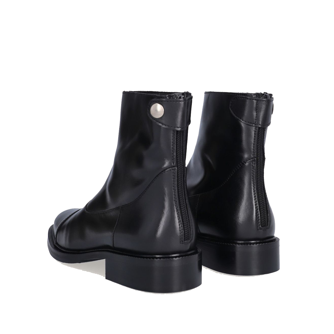 Billi Bi A7090 Støvle i sort skind, Black