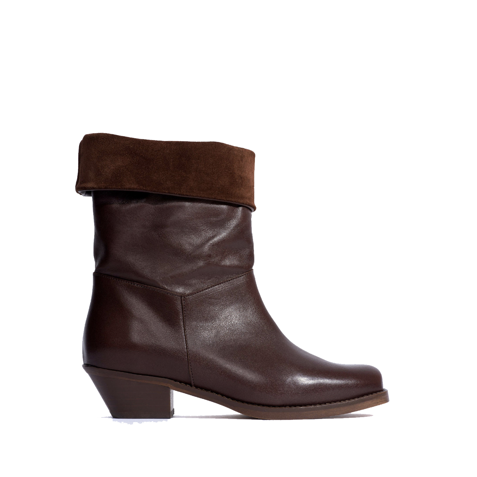 Anonymous Patricia Vegetal soft calf & suede leather