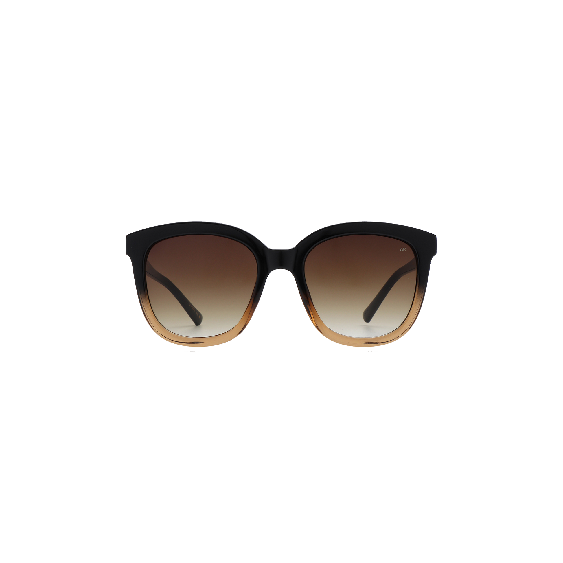 A. Kjærbede Billy Solbrille, Black/Brown Transparent