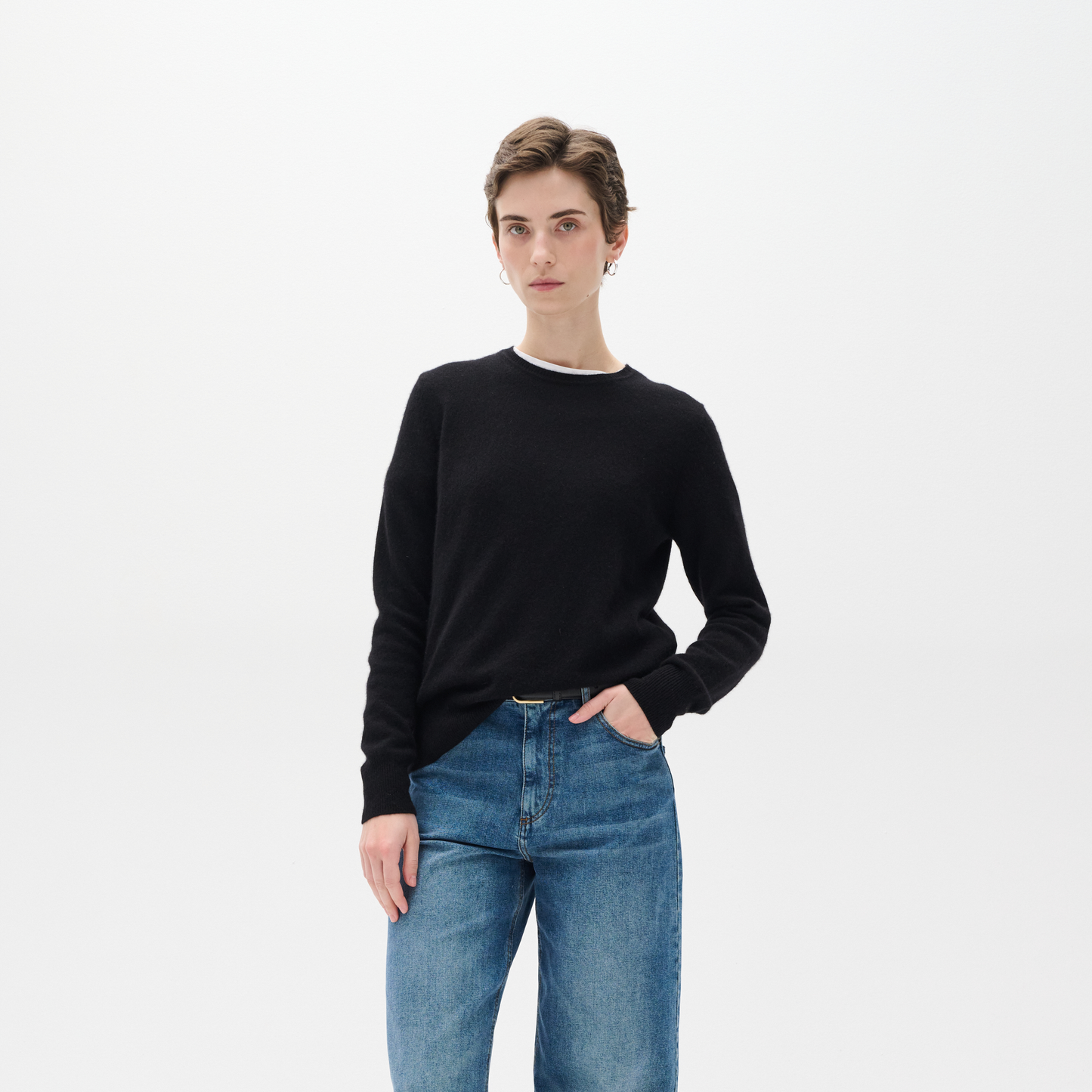 InWear Lukka Cashmere Crew Neck, Black