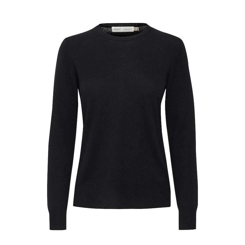 InWear Lukka Cashmere Crew Neck, Black