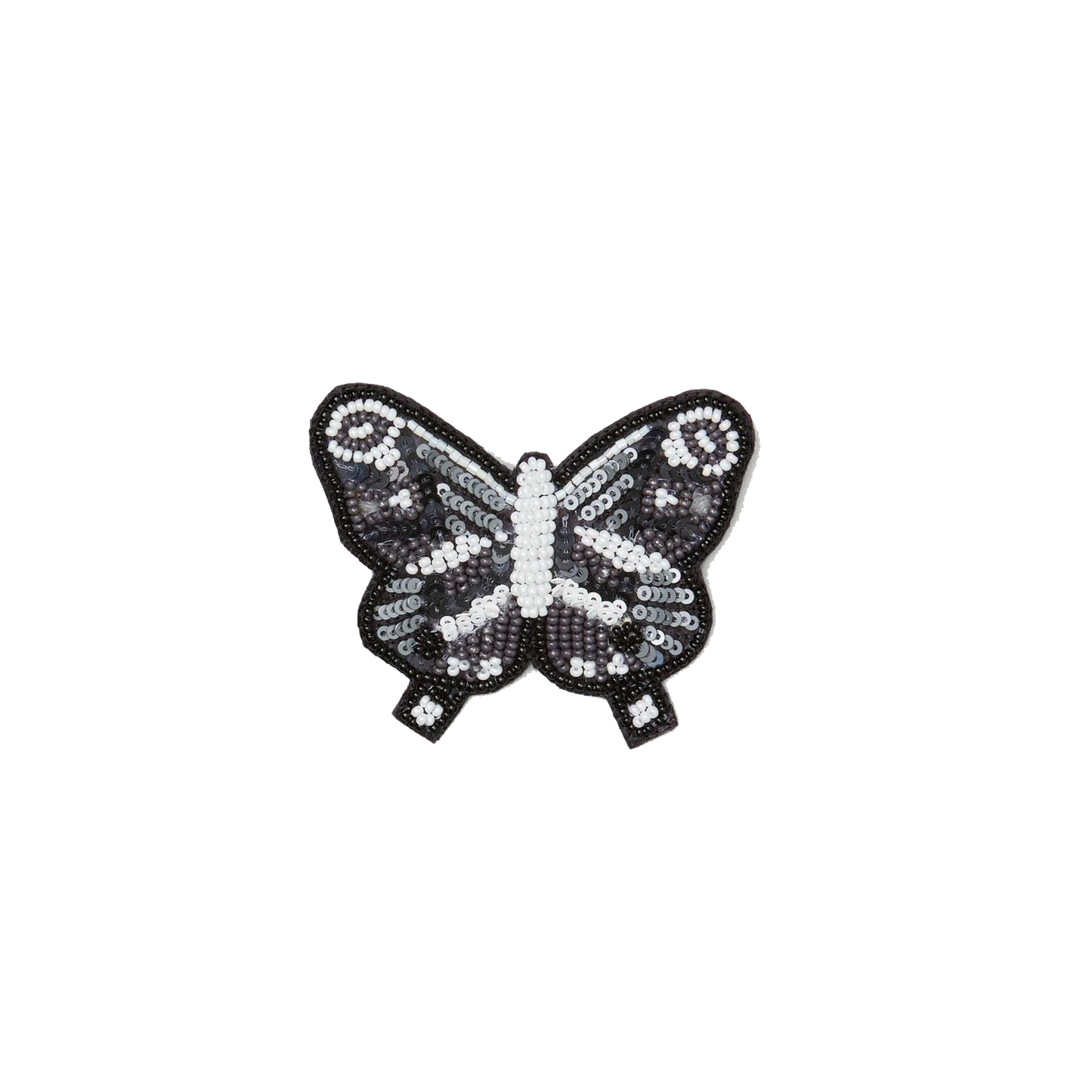 Beck Söndergaard Butterfly Beaded Clip, Black