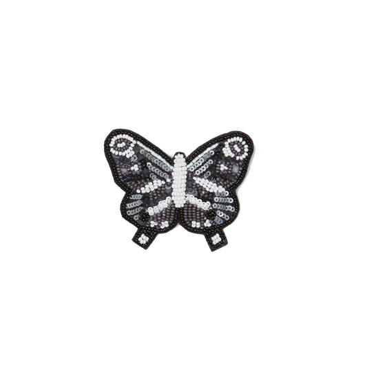 Beck Söndergaard Butterfly Beaded Clip, Black