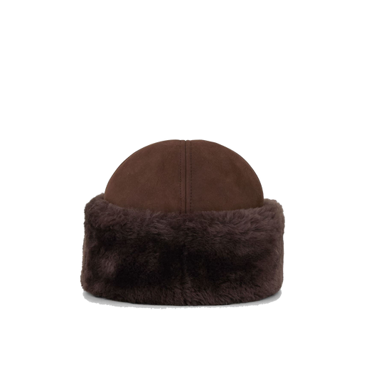 Beck Söndergaard Dora Shearling Hat, Chocolate Torte