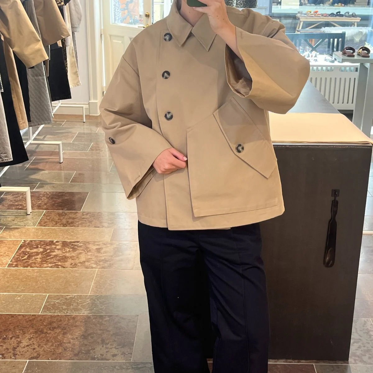 Sofie Schnoor Kort Trenchcoat, Camel