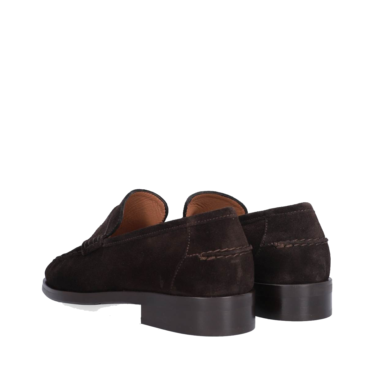 Billi Bi A9680 Loafer i mørkebrunt ruskind, Babysilk