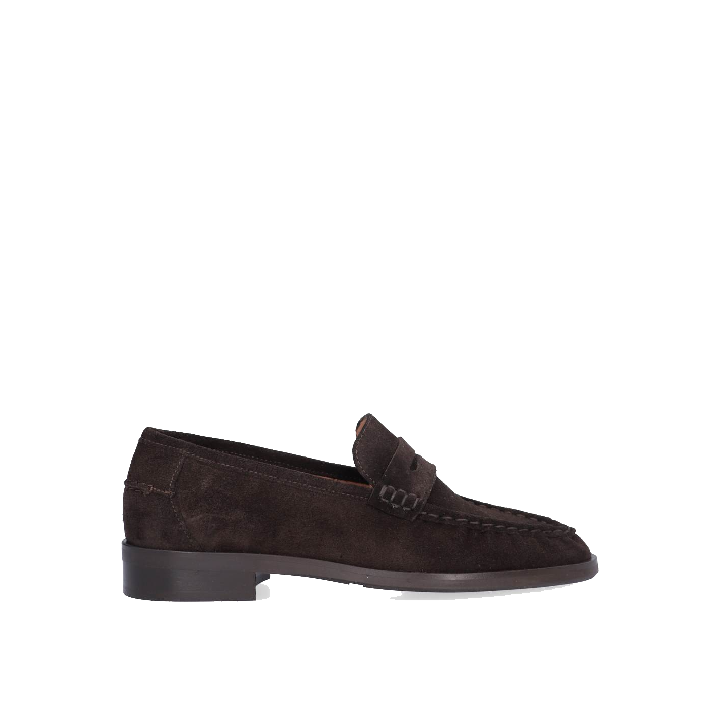 Billi Bi A9680 Loafer i mørkebrunt ruskind, Babysilk