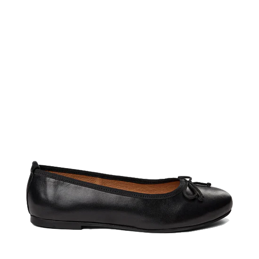 Pavement Lucy Ballerina, Black nappa