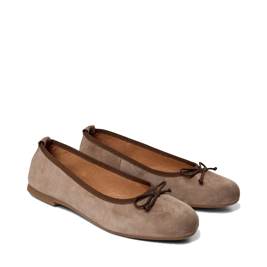 Pavement Lucy Ballerina, Mole Suede