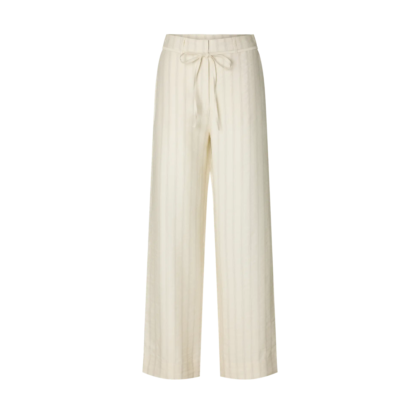 Selected Marie-Johanne HW Pant, Egret/Stripes