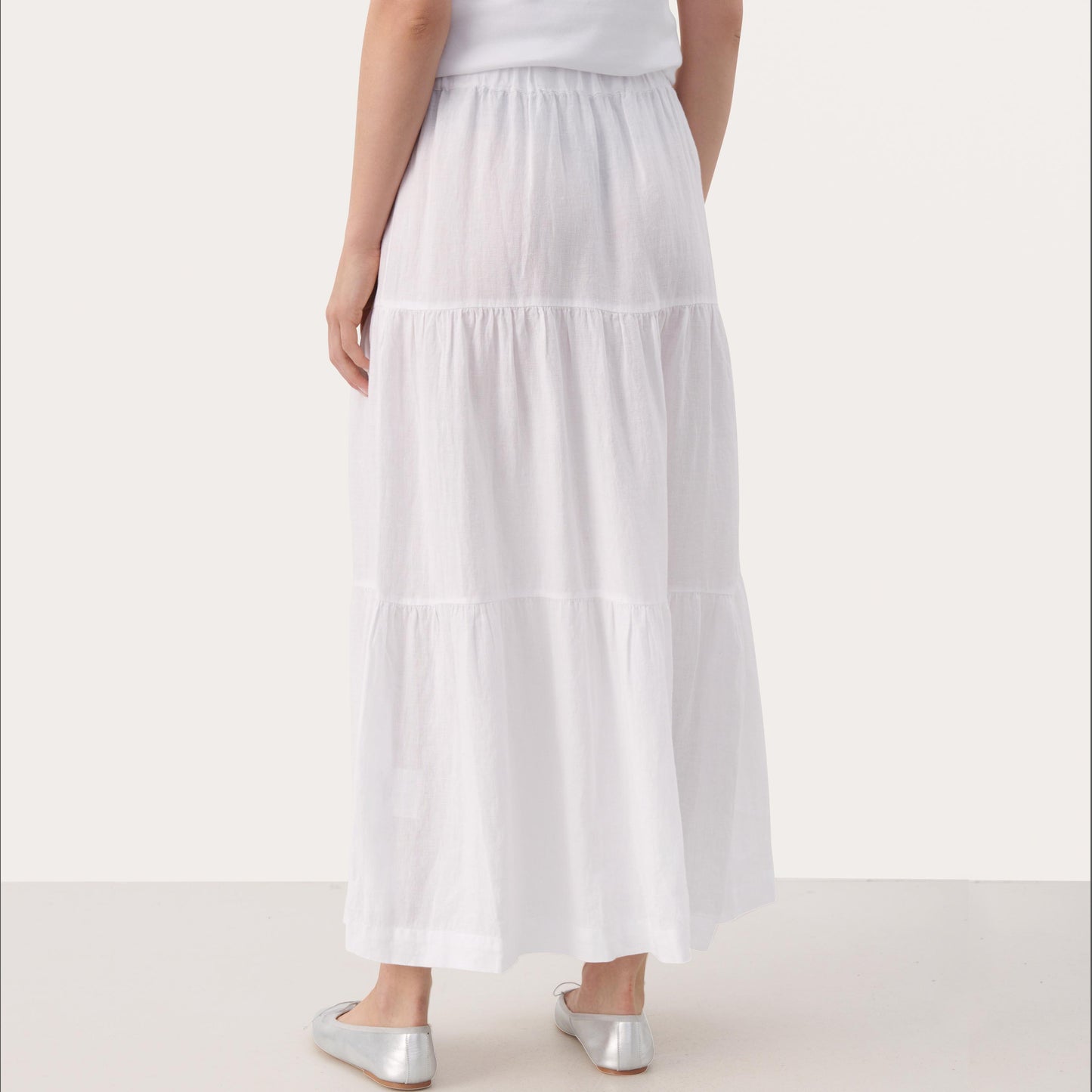 Part Two Getia Skirt, Bright White