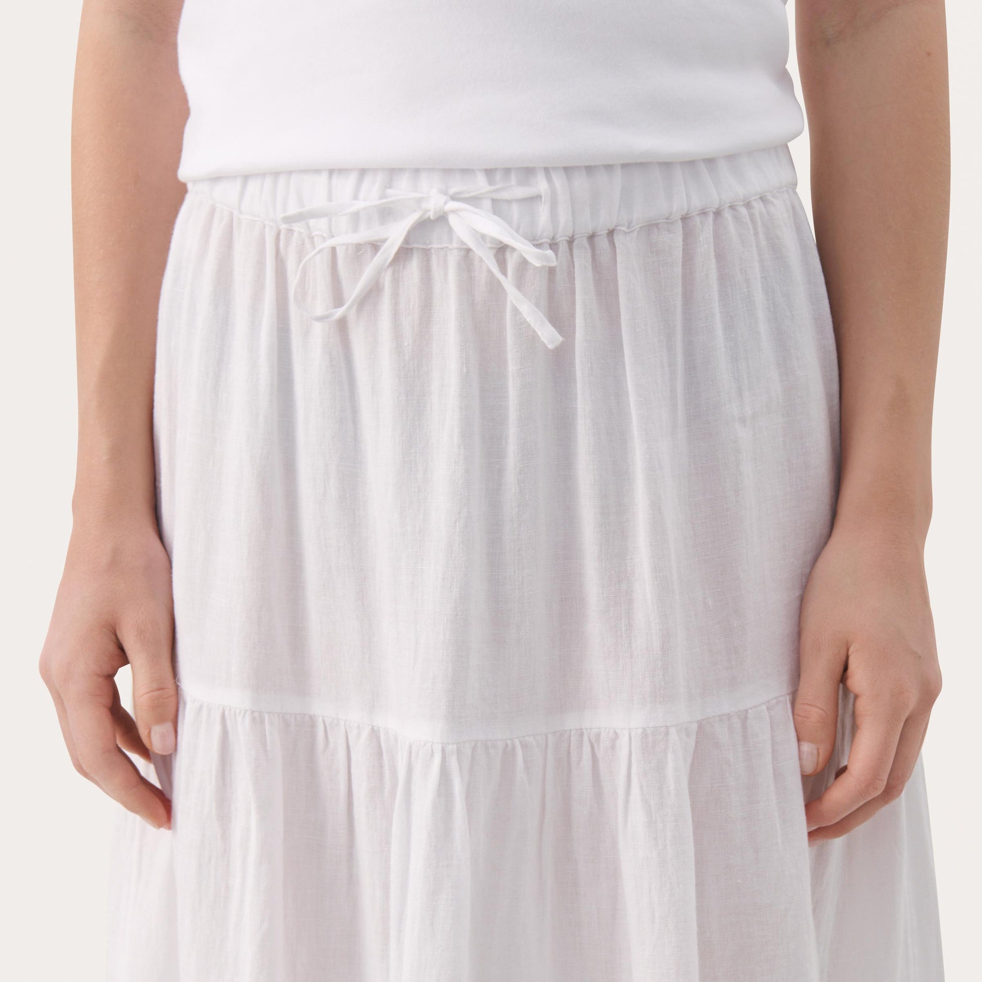 Part Two Getia Skirt, Bright White