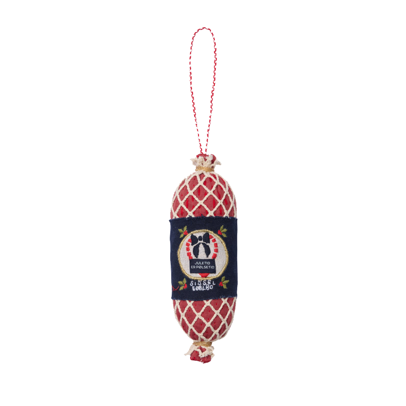 Sissel Edelbo Sausage Ornament Red