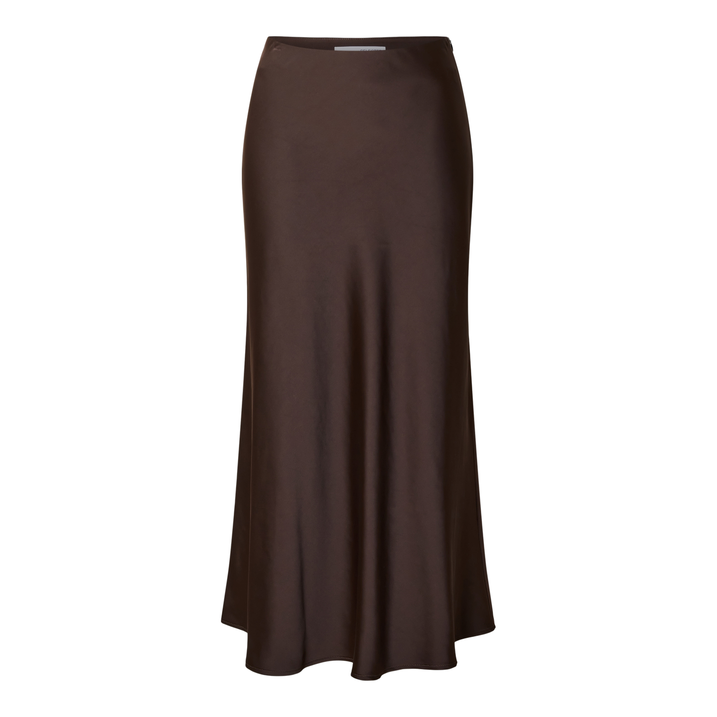 Selected Lena Midi Skirt, Coffee Bean