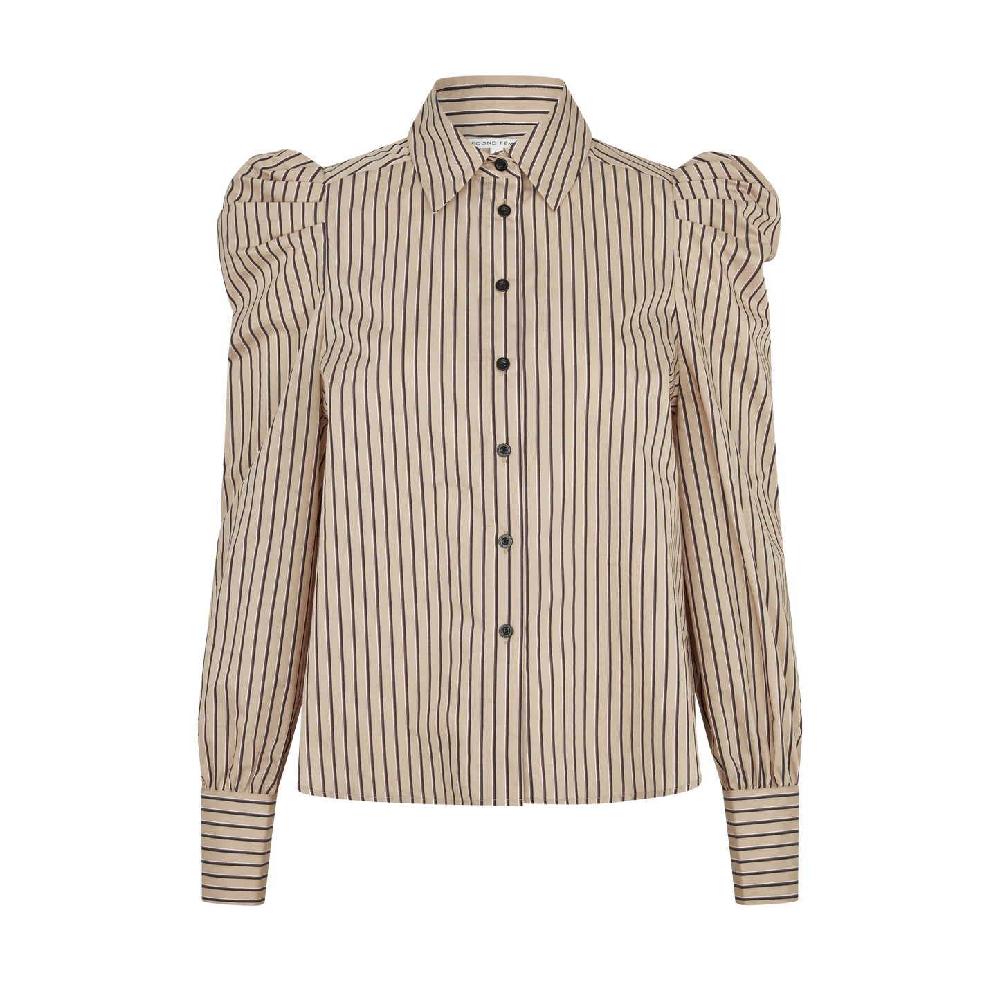 Second Female Serina Slim Shirt, Camel