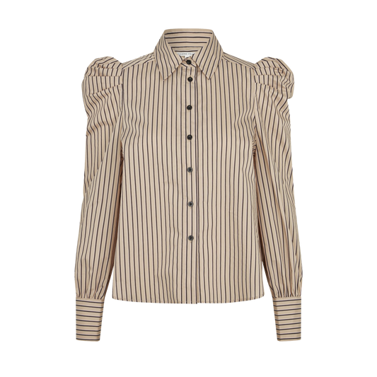 Second Female Serina Slim Shirt, Camel