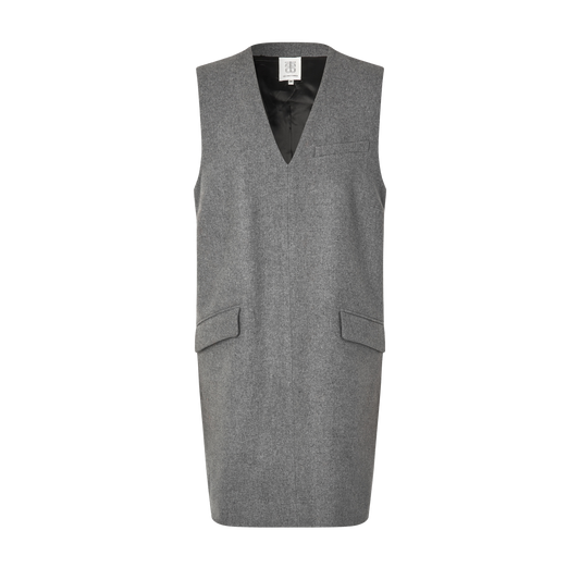 Second Female Vall Spencer Dress, Grey Melange