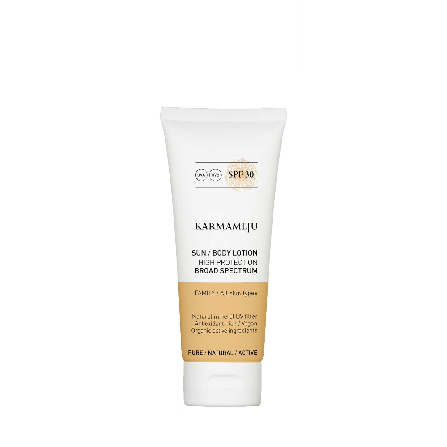 Karmameju Solcreme SPF 30 Travelsize, 100ml