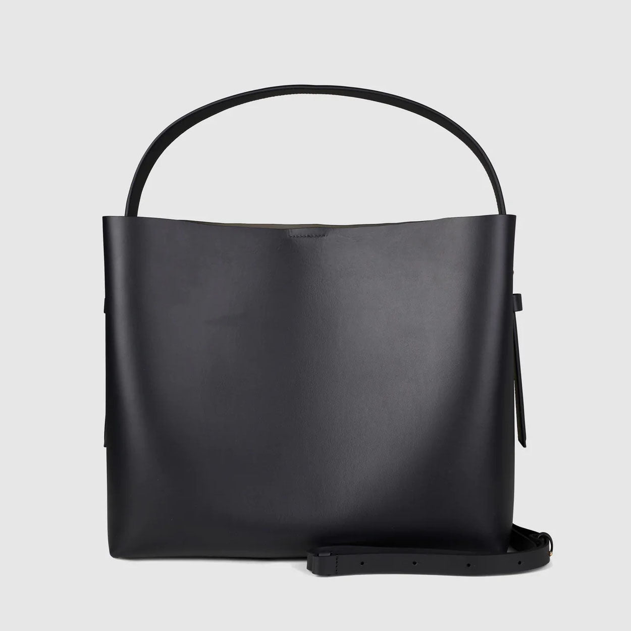 Second Female Leata Maxi Leather Bag, Black