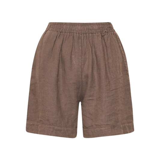 Tiffany Tracy Shorts Linen, Mocca