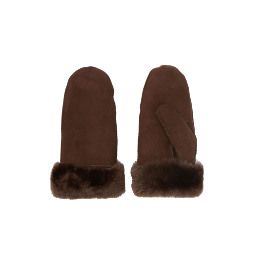 Beck Söndergaard Doa Shearling Mitten, Chocolate Torte