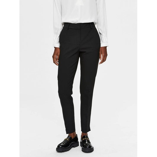 Selected Rita MW Slim pant, Sort