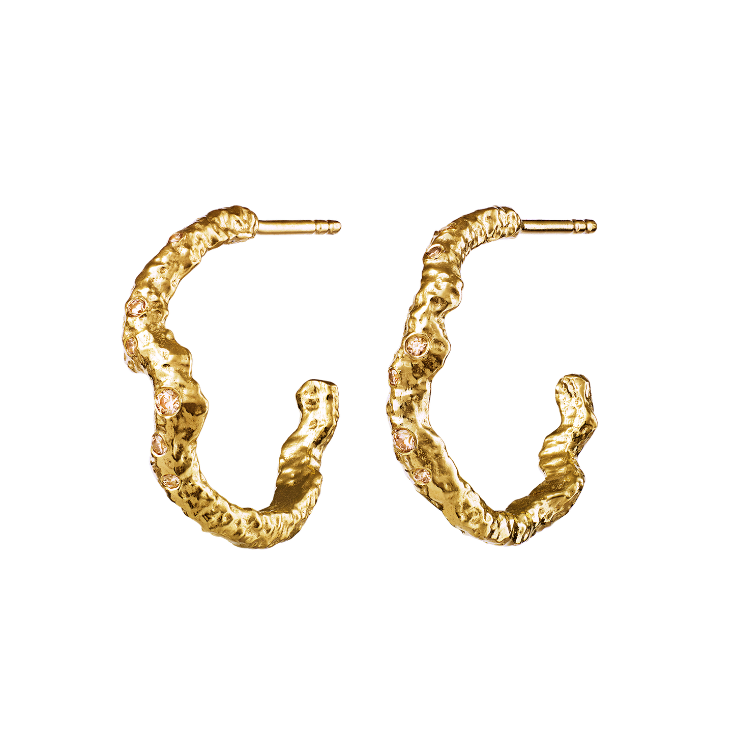 Maanesten 9787a Janine Grande Earrings, Gold