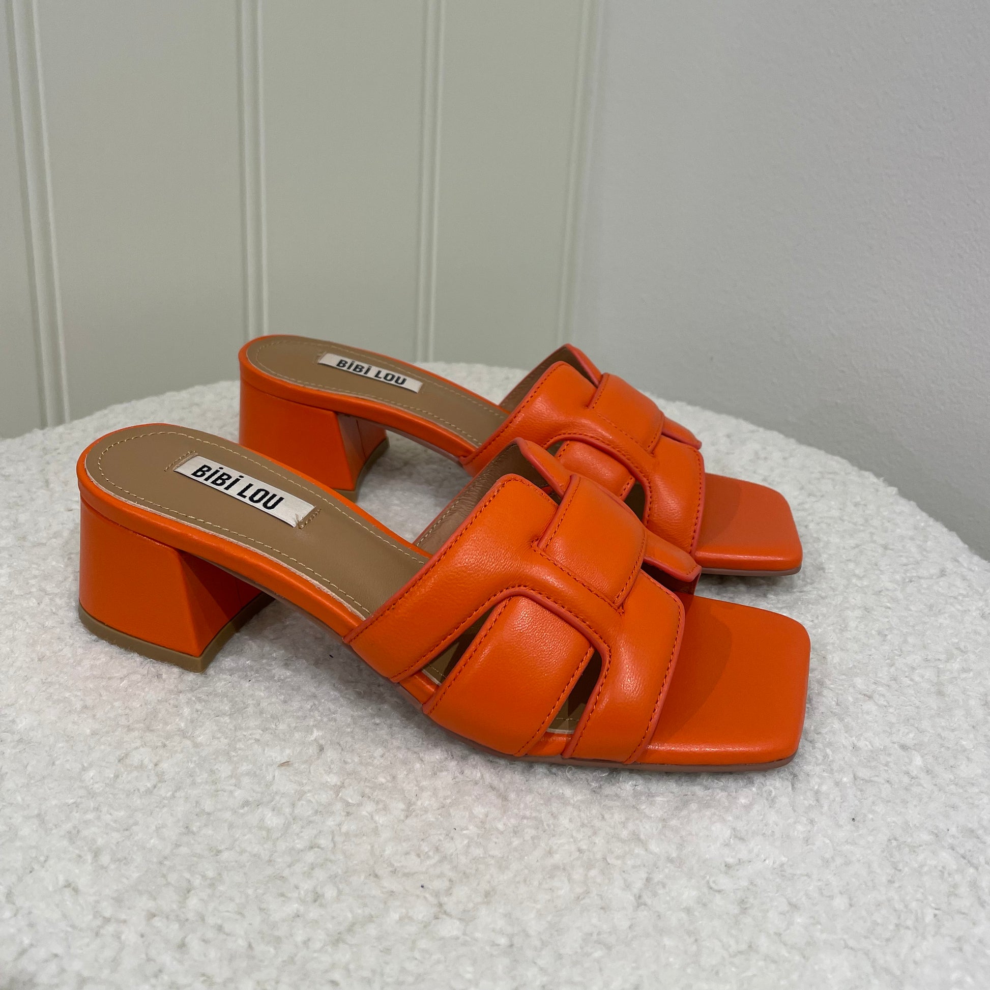 Orange heeled sandal Bibi Lou